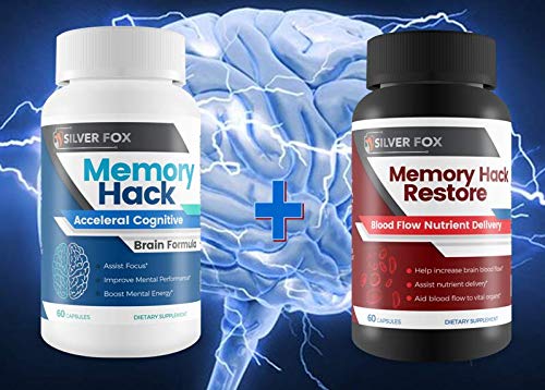 Silver Fox Supplements Memory Hack Acceleral Cognitive Brain Formula Capsule 1 Count