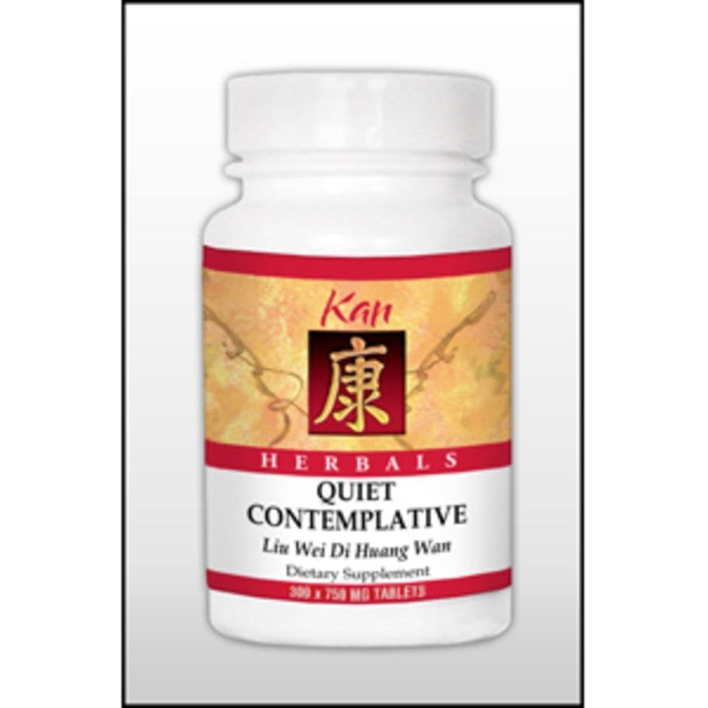 Kan Herbals Quiet Contemplative Traditional Chinese Herbal Formula to Nourish Kidney Yin, Stabilize Jing, Support Graceful Aging and Emotional Balance, 300 Tablets