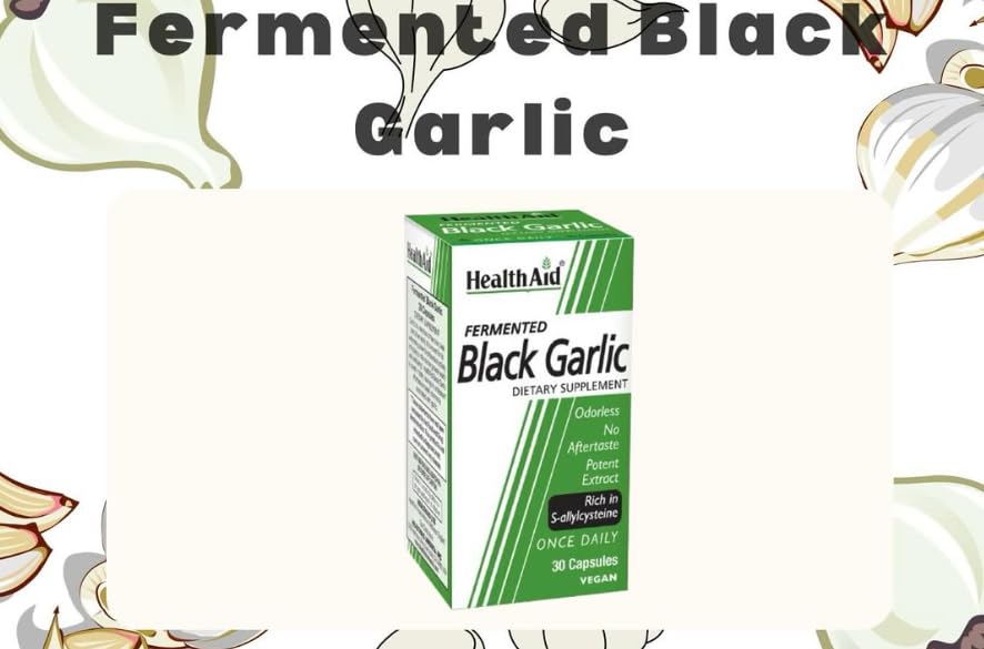 HealthAid Fermented Black Garlic Once-Daily Odorless Capsule, 30 Capsules
