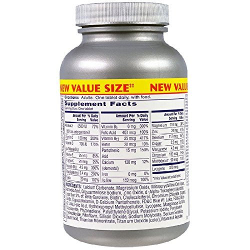 ONE A DAY Men's 50+ Healthy Advantage Multivitamins Tablets 200