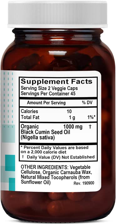 Kovite Black Cumin Seed Oil 500 mg Liquid Capsules - 90 Capsules