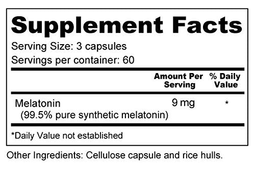 Wellness Resources Melatonin 3 mg, 180 Capsules