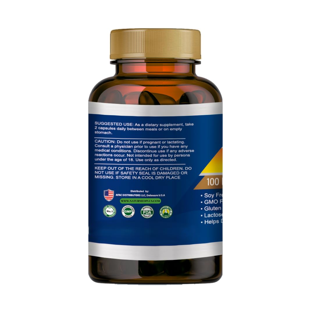 Generic Probiotic Supplement Capsules, 100 Capsules