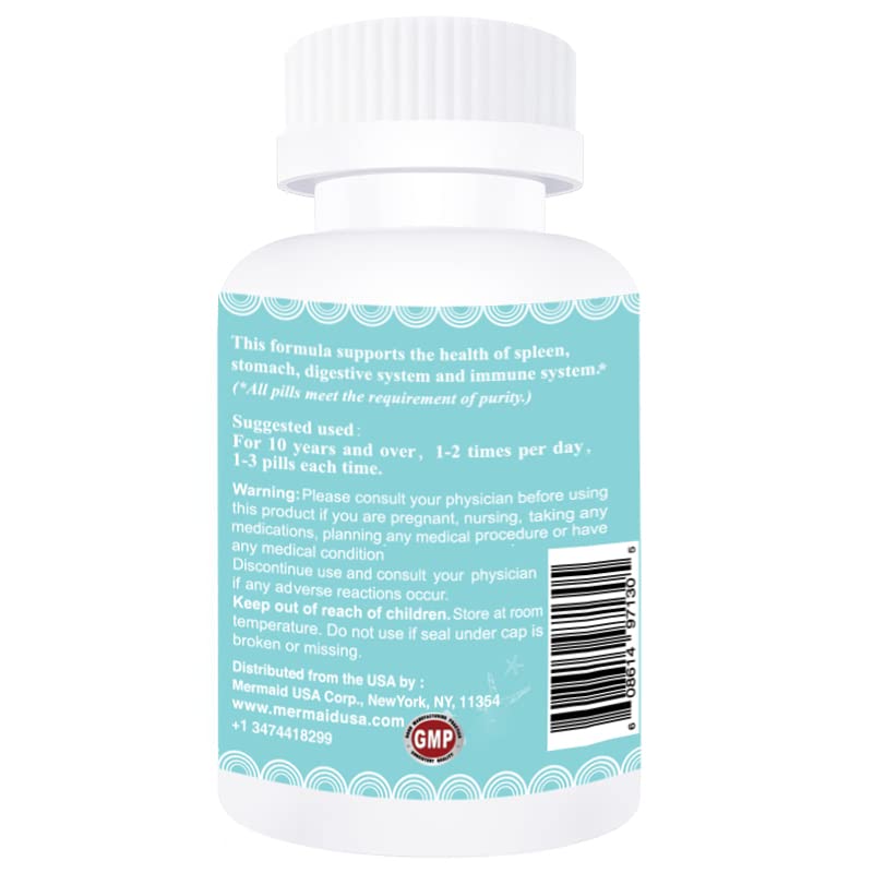 M.U Spleen and Stomach Support Digestive System Green Natural and Organic 90 Capsules