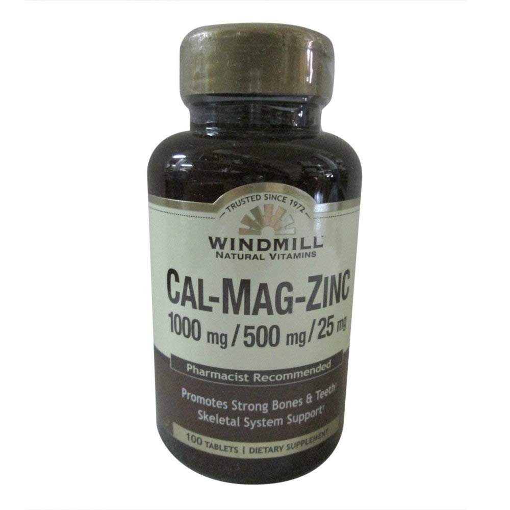 Windmill Calcium, Magnesium and Zinc Tablets 400 Tablets