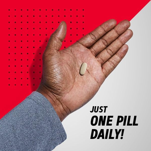 GNC Mega Men Essentials One Daily Multivitamin Caplets 60 Count
