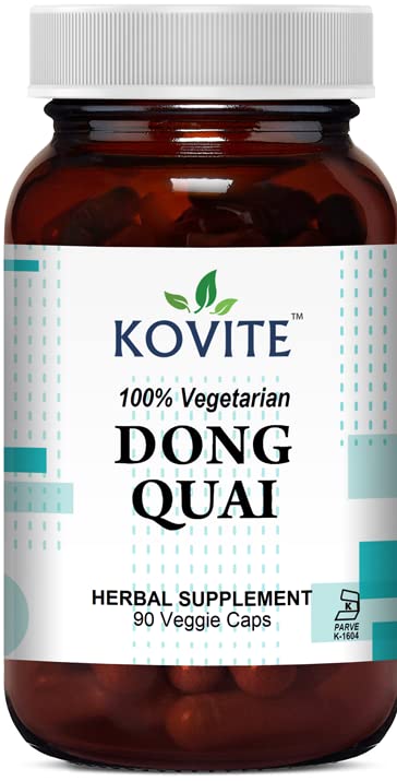 Kovite Organic Dong Quai Root 1000 mg per Serving Capsules, 90 Count