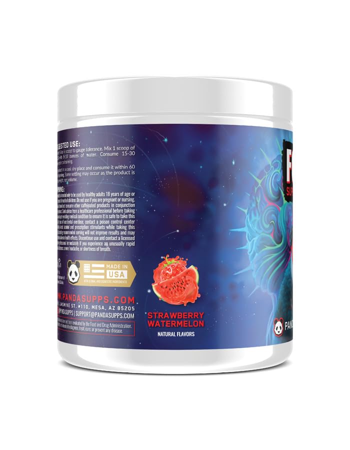 Underground Bio Labs Panda Supps Focus Super Nootropic 3.0 Powder, 4.76 oz