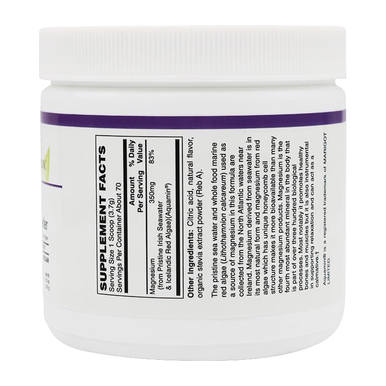 BariatricPal Magnesium Powder - Certified Organic Whole Food & Certified Vegan!, 9.13 Ounce