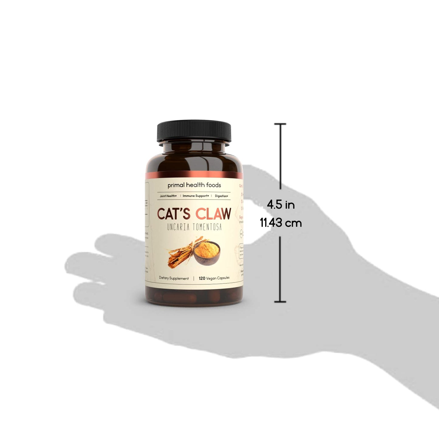 Primal Health Foods Organic Cat's Claw 1000 mg Capsule, 120 Count