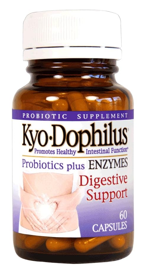 Kyolic Kyo-Dophilus W/Enzymes (Heat Stable Probiotic) 60 Capsules