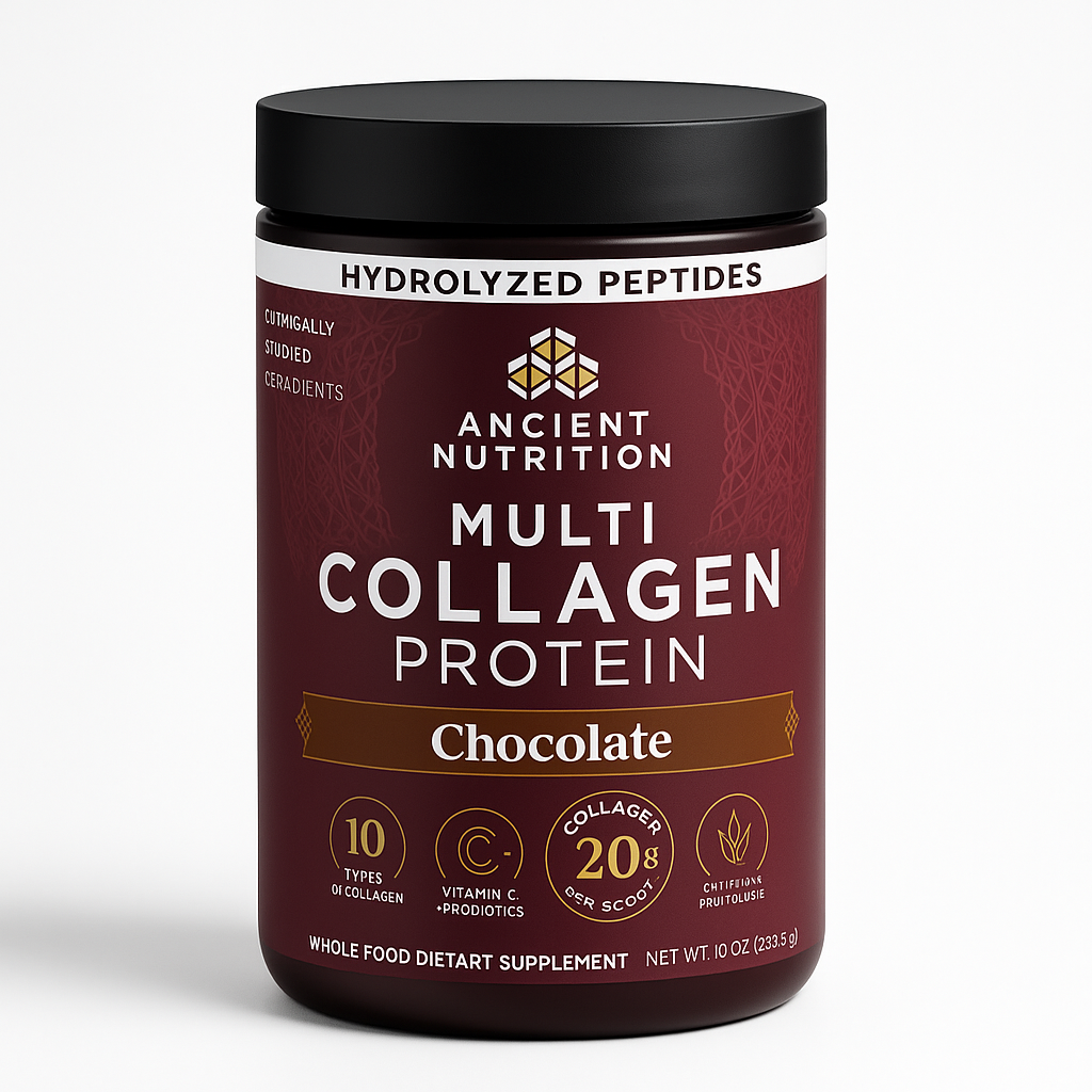 Ancient Nutrition Multi Collagen Protein Powder Chocolate 24 Servings