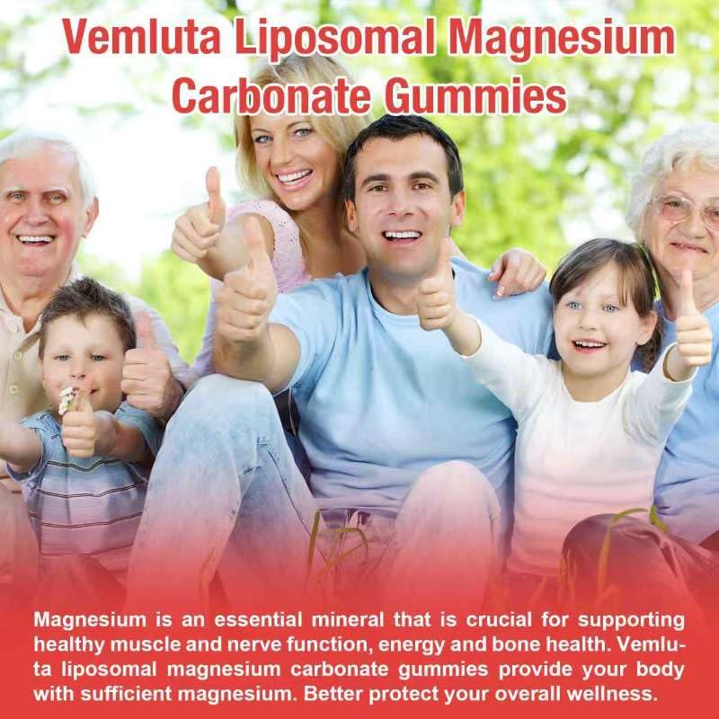 Vemluta Liposomal Magnesium Carbonate Gummies 120 Gummies