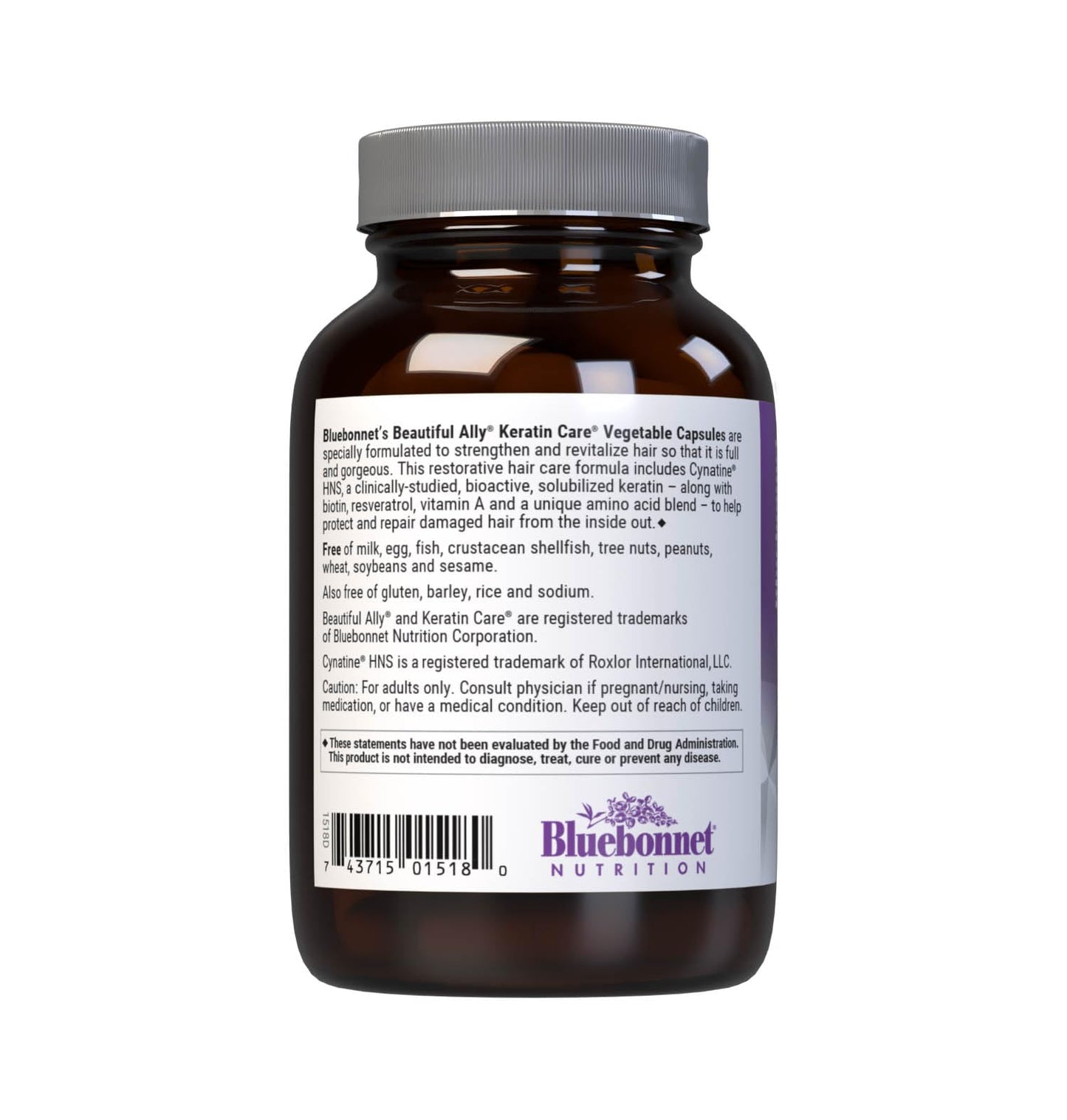 BlueBonnet Beautiful Ally Keratin Care Capsules, 30 Count