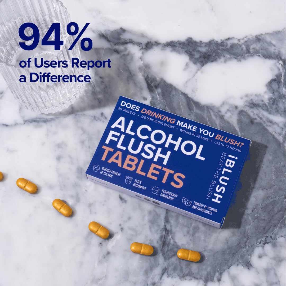 iBLUSH Alcohol Flush Capsules 30 Capsules