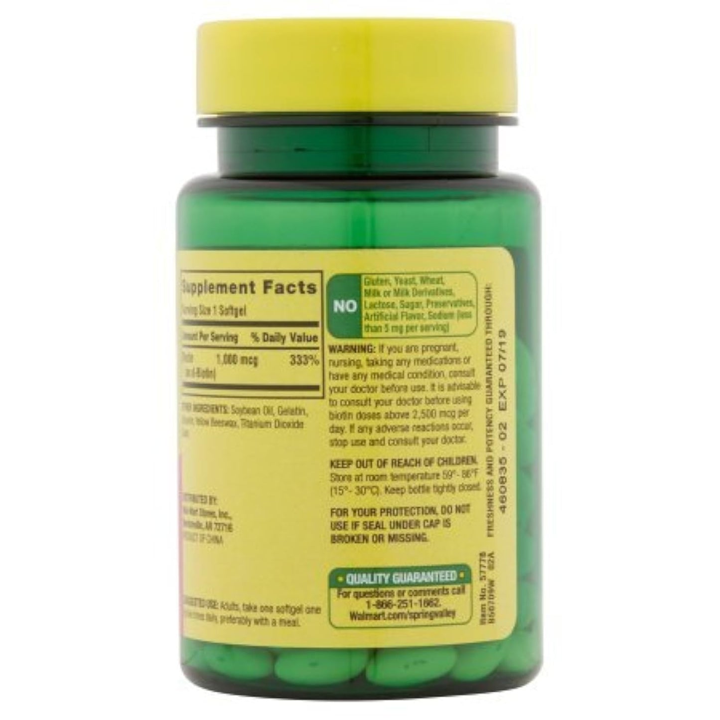 Unknown Biotin 1000 Mcg Tablet, 150 Count