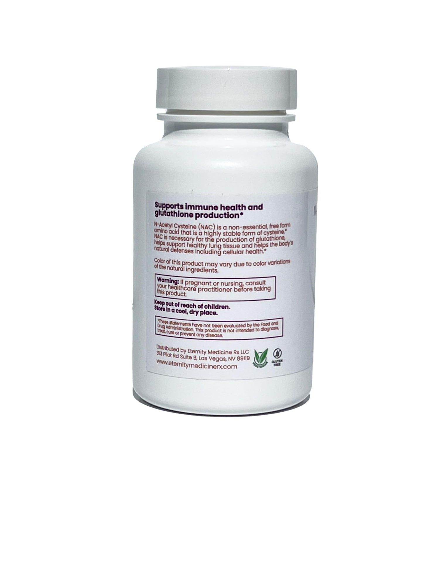 Eternity Medicine Rx N-Acetyl Cysteine Capsule, 90 Count
