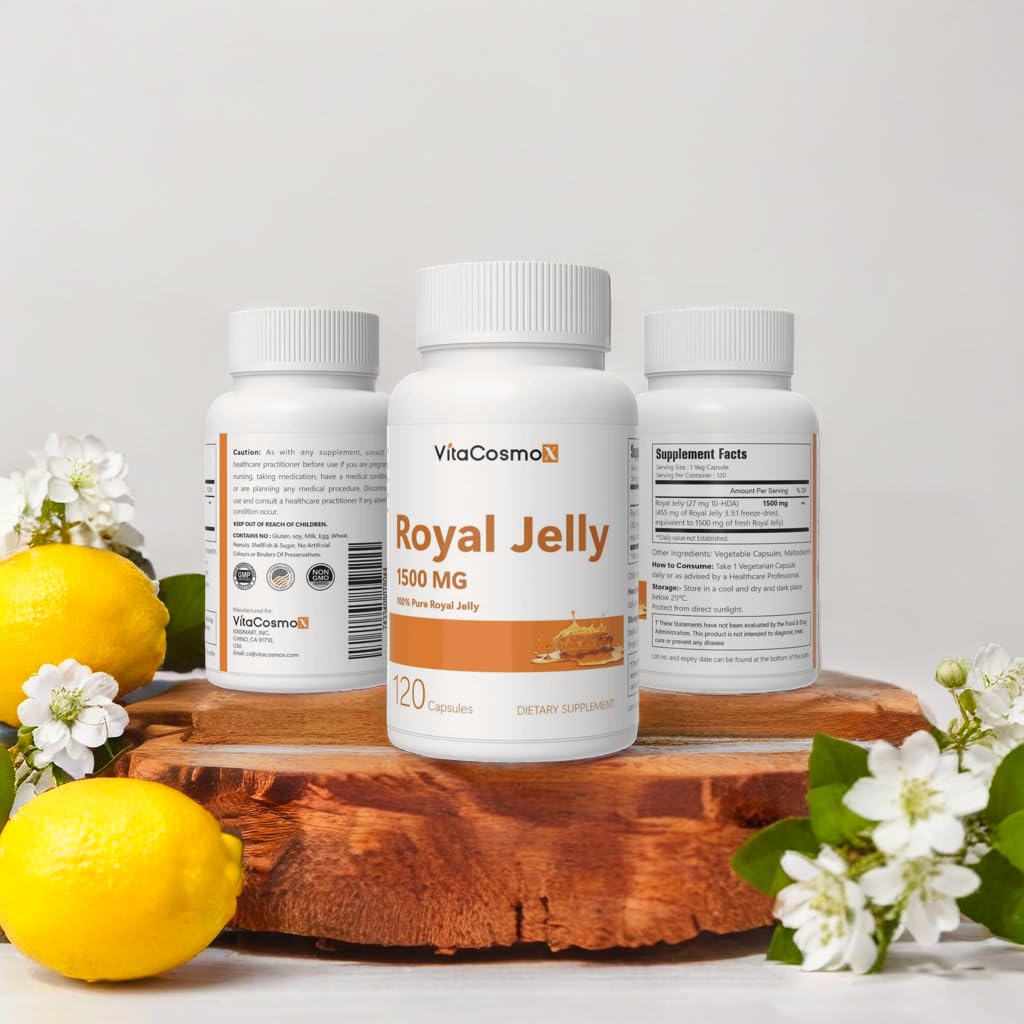 VitaCosmoX Royal Jelly Capsule 1 Count