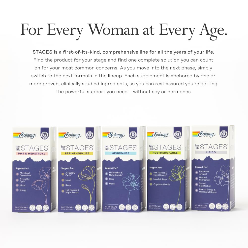 Solaray Postmenopause Life Stages with Resveratrol Capsule 60
