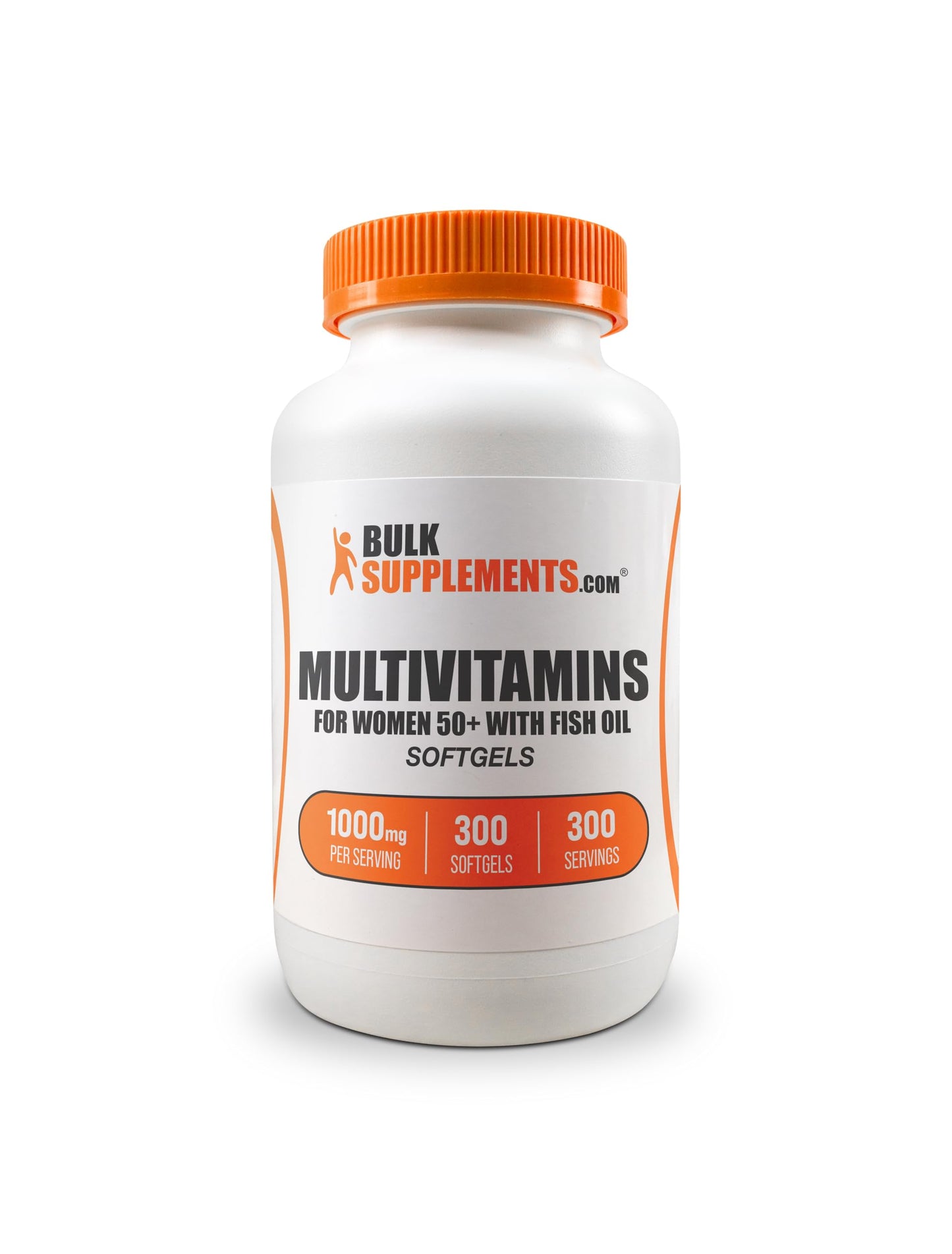 BulkSupplements Multivitamin for Women 50 Plus Softgel 300 Count