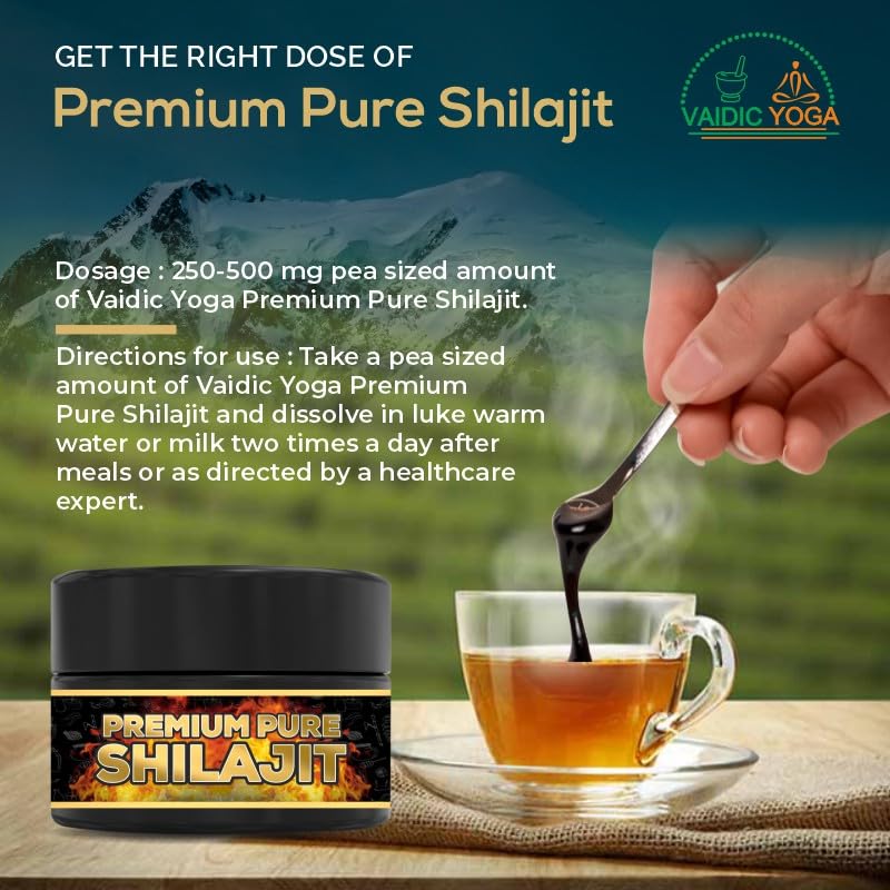 Vaidic Yoga Premium Pure Shilajit Softgel 1 Count