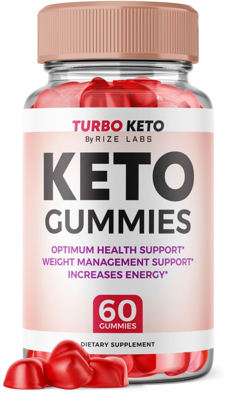 Rize Labs Turbo Keto ACV Gummies for Advanced Weight Loss with Apple Cider Vinegar, 60 Gummies