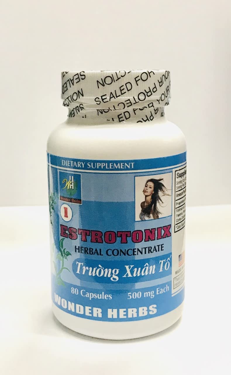 Wonder Herbs Estrotonix Herbal Concentrate #3 Truong Xuan 80 Capsules