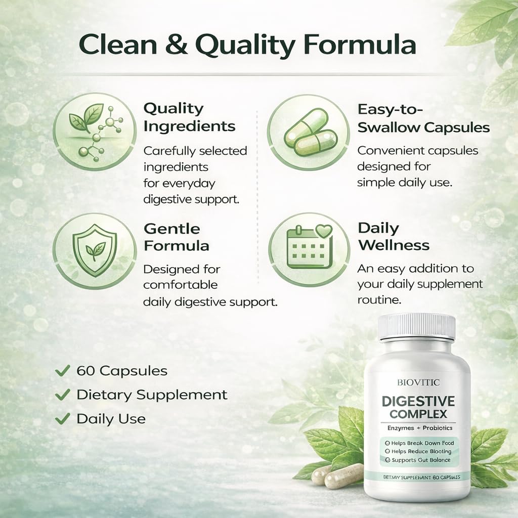 Wuliao Biovitic Digestive Complex Capsule 60 Count
