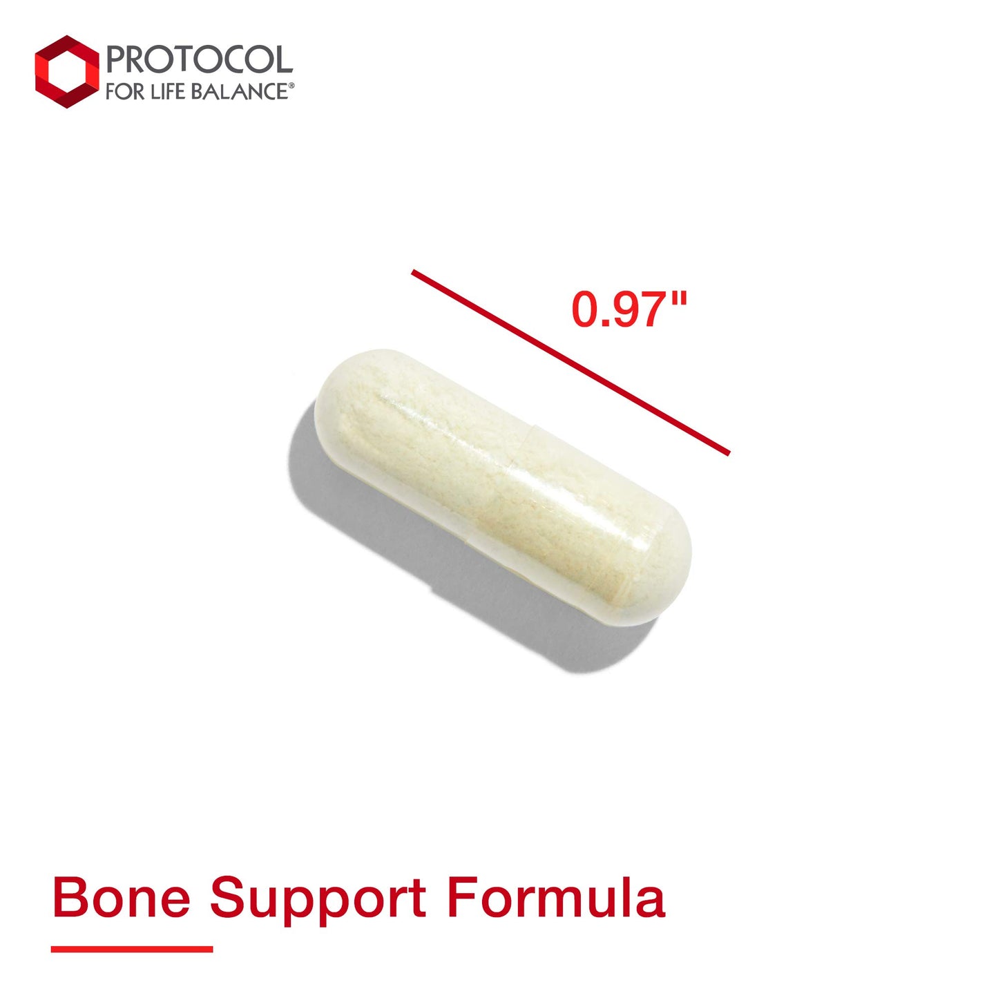 PROTOCOL FOR LIFE BALANCE Bone Support Formula with Calcium Capsule, 180 Count