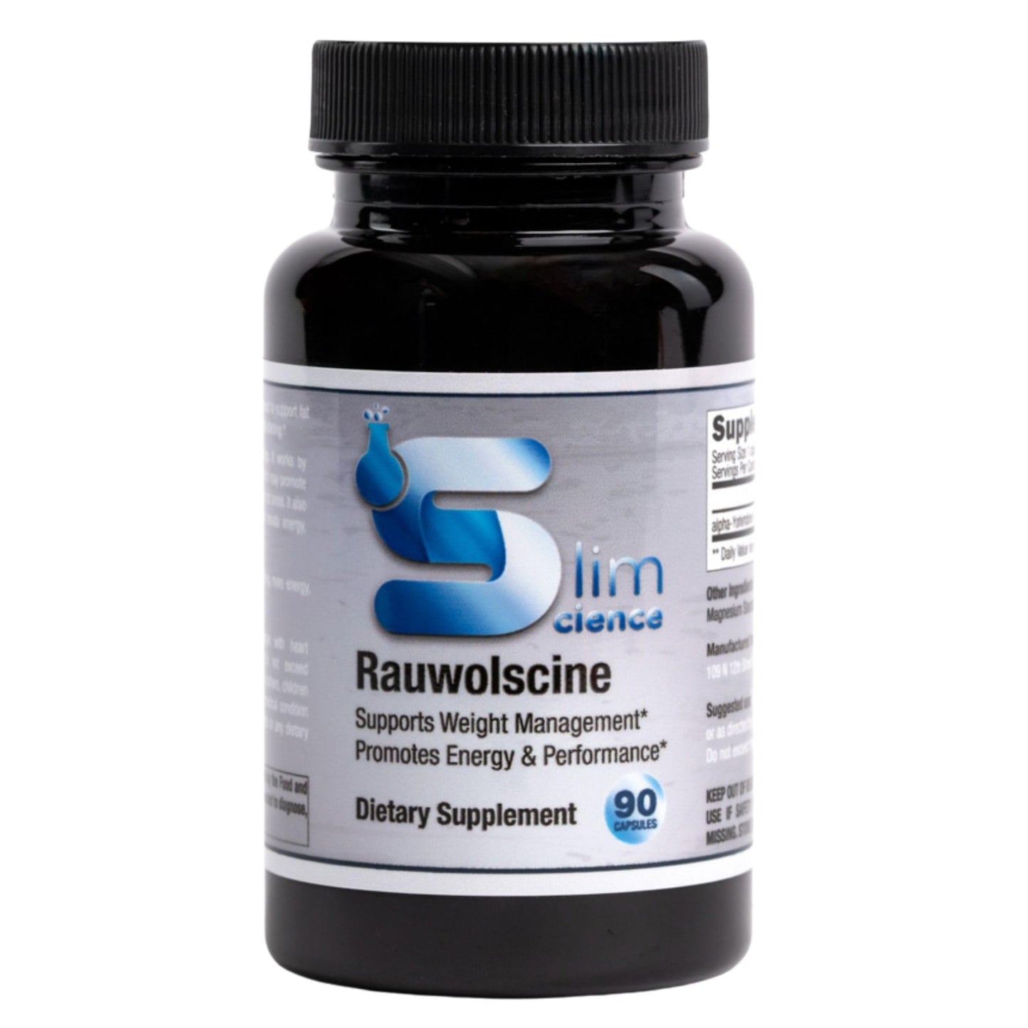 Slim Science Rauwolscine Yohimbine HCL Dietary Supplement 3mg Per Capsule, 90 Capsules