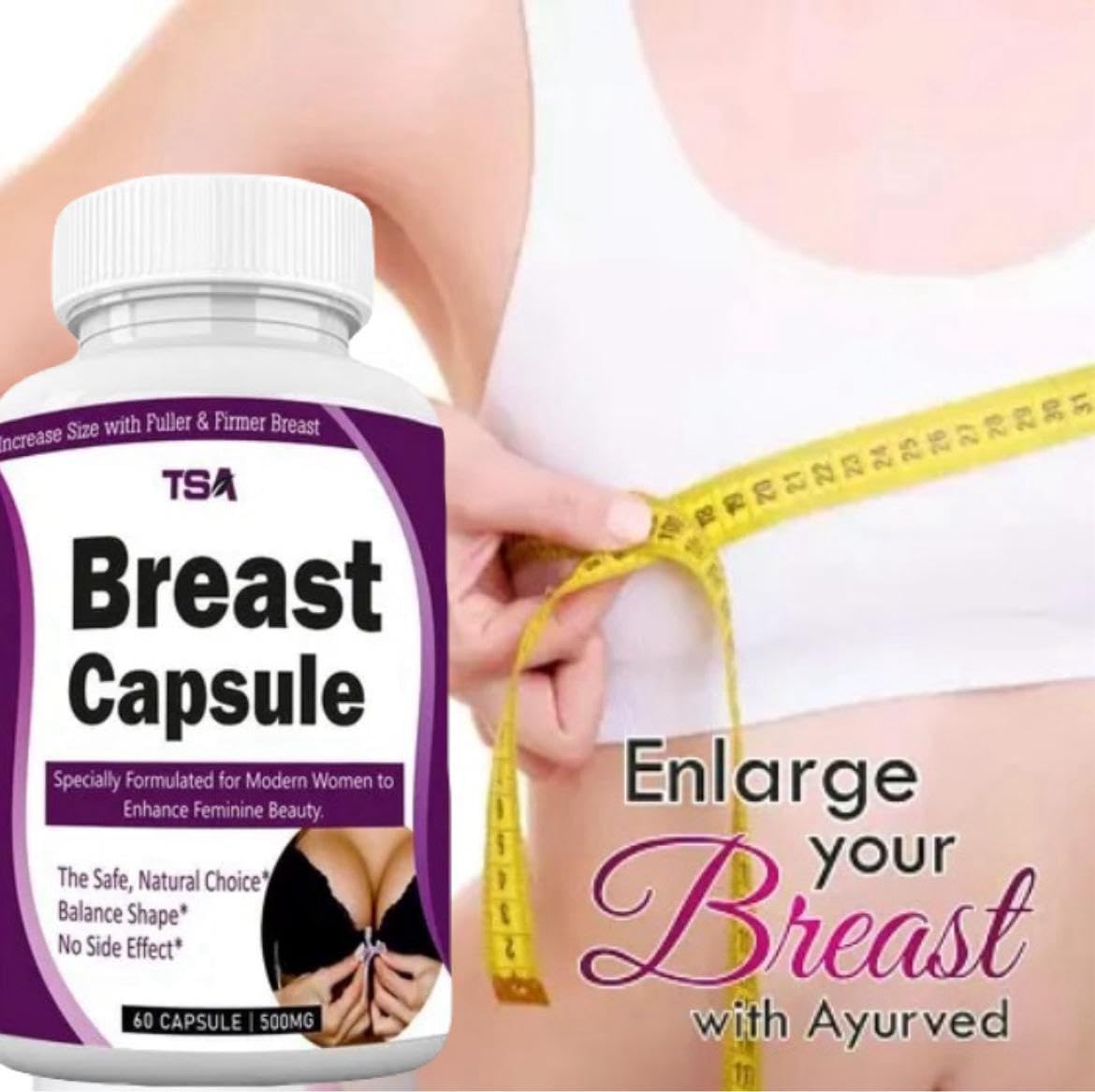 TSA Breast Enhancement Capsules 120 Capsules