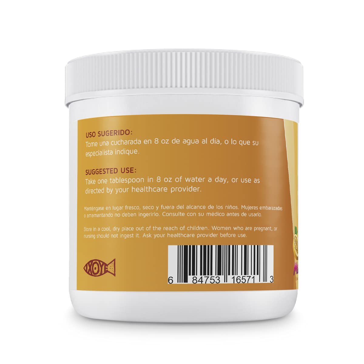Betel Natural Premium Vitamin C 2000 mg Plus Vitamin D Powder Maracuya Flavor, 8 oz