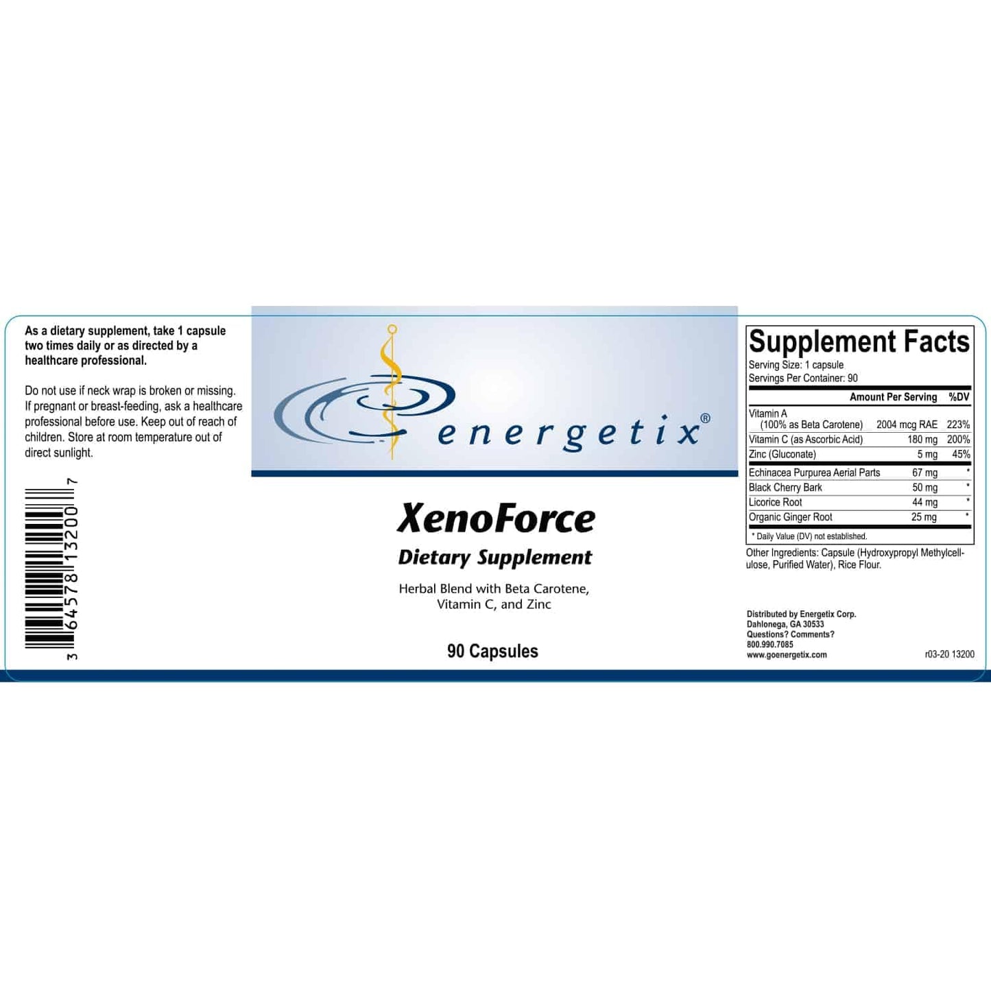 Energetix Xenoforce 90 Capsules