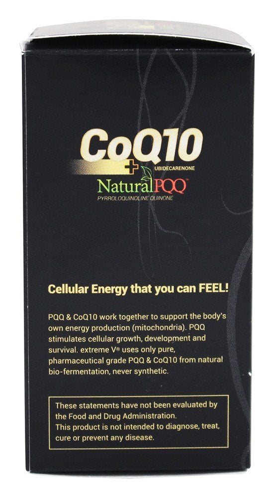 Extreme V, Inc CoQ10 QQ - CoQ10 Plus Natural PQQ Softgels 60