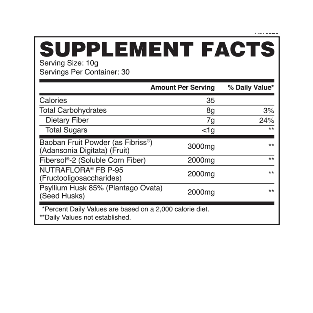 Apollon Nutrition Fiber Fuel Powder 10.58 Ounce