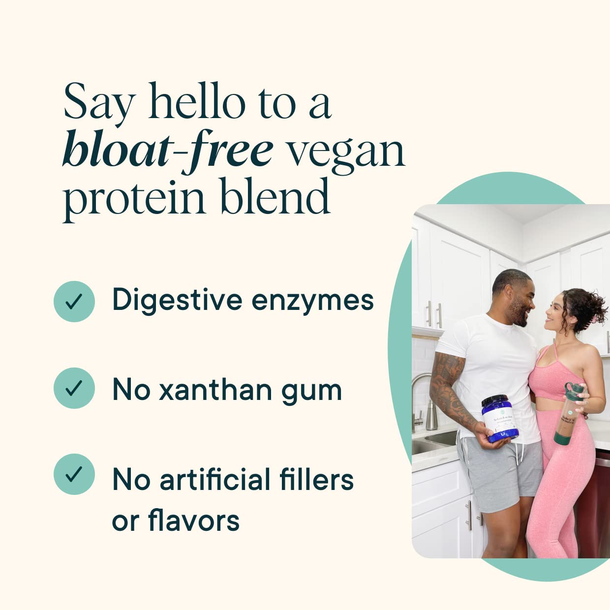 Ora Organic Vegan Protein Powder Bundle Vanilla Chai & Chocolate, 2-Pack, 21g Vanilla Chai Plant Based Protein Powder, 20 Servings; 22g Chocolate Plant Based Protein Powder, 20 Servings