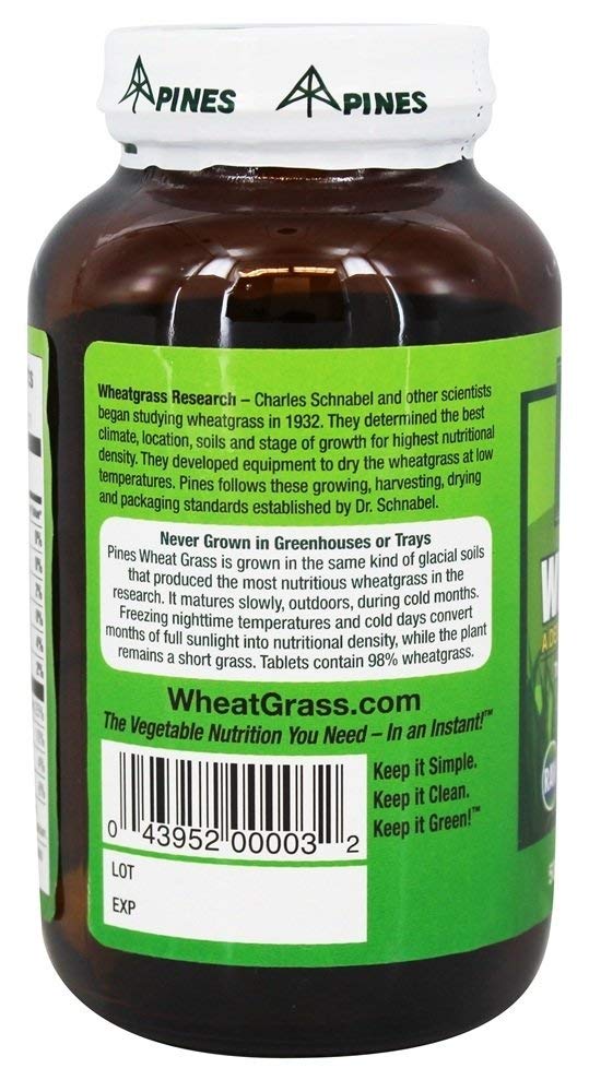Pines Wheat Grass Tablet 3 Count