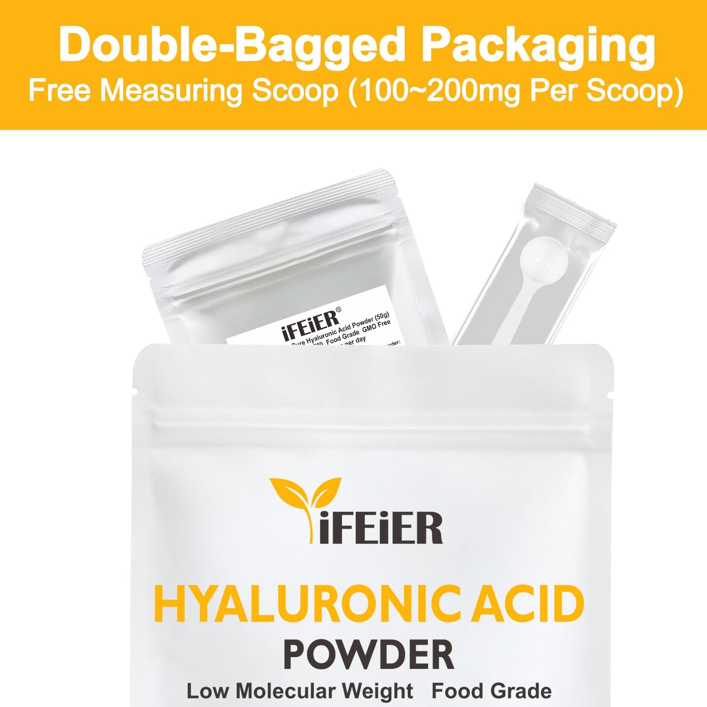iFEiER Hyaluronic Acid Powder 1.67 oz