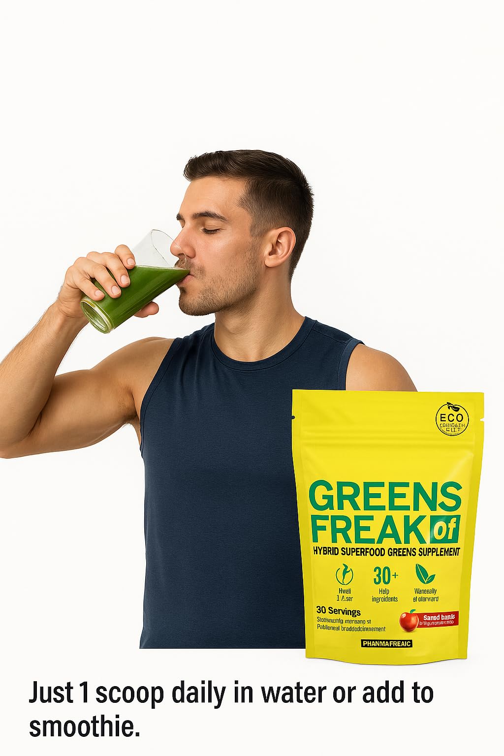 Pharmafreak Greens Freak Super Greens Powder, 9.4 oz