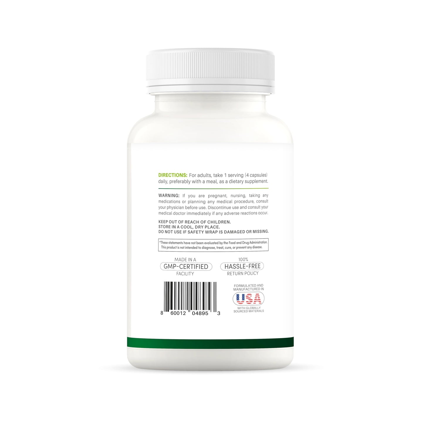 ERAVIBE Colostrum 4-in-1 Supplement Capsules with Collagen, Selenium & Vitamin C, 2100mg, 120 Count