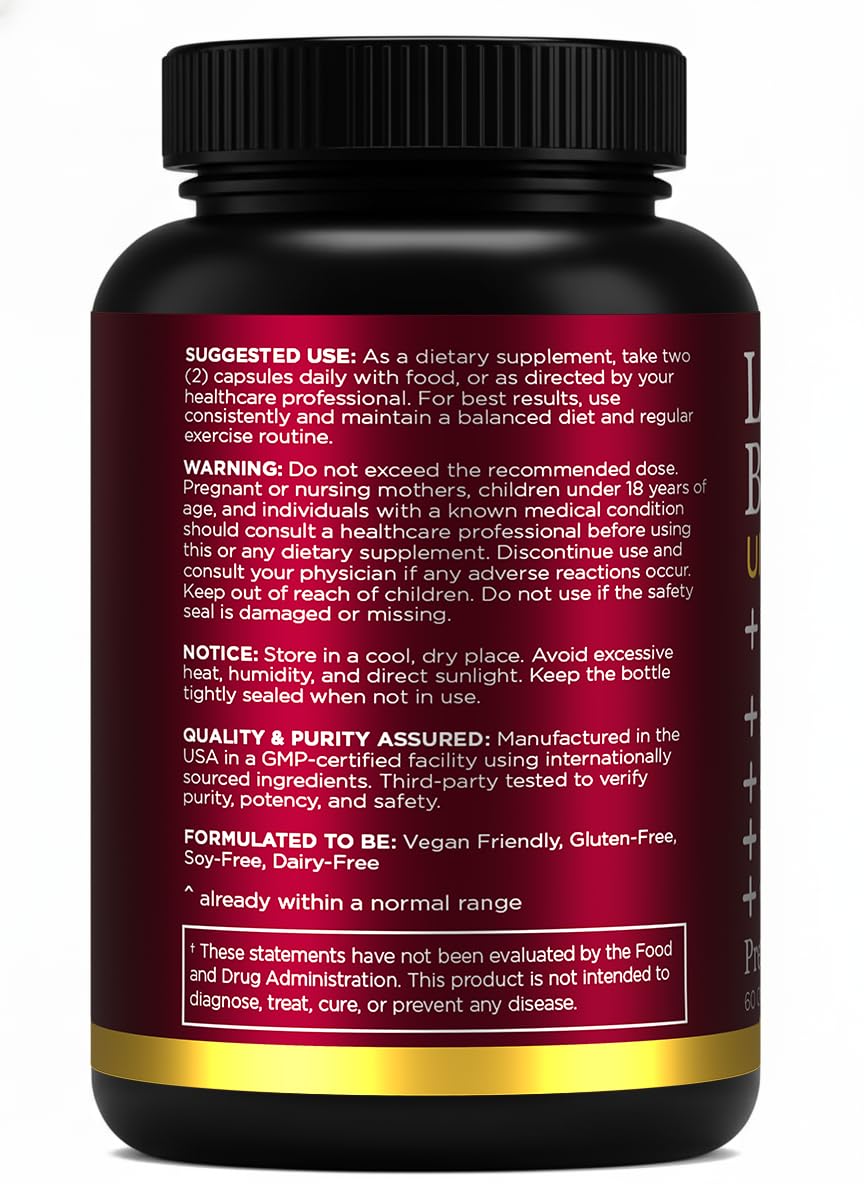 Premium Select Nutrition Liposomal Berberine HCL Capsules, 60 Capsules