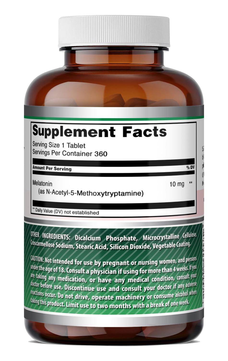 Amazing Nutrition Melatonin 10mg Tablets 360 Tablets
