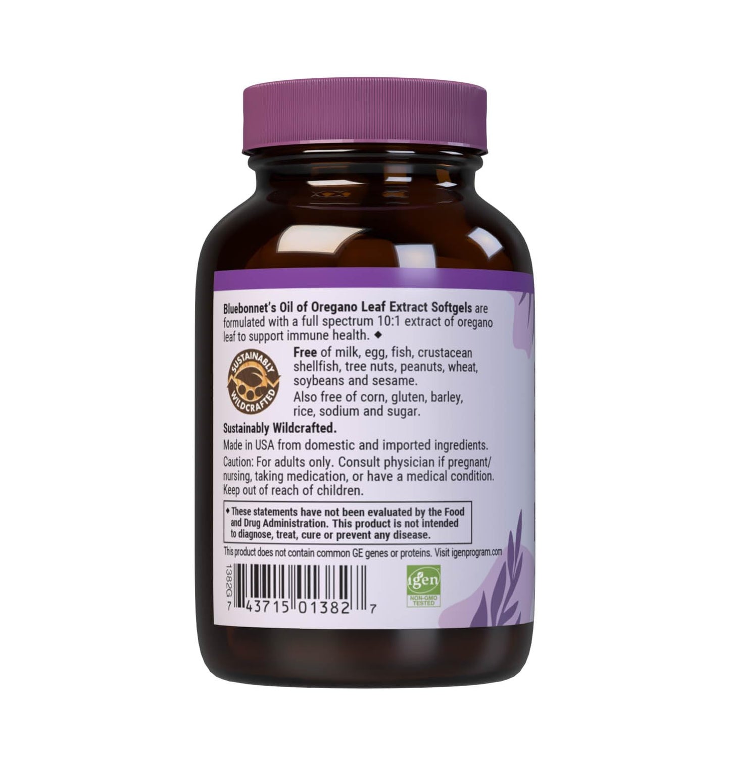 BlueBonnet Oil of Oregano Leaf Extract 10:1 150 mg Softgels, 60 Count