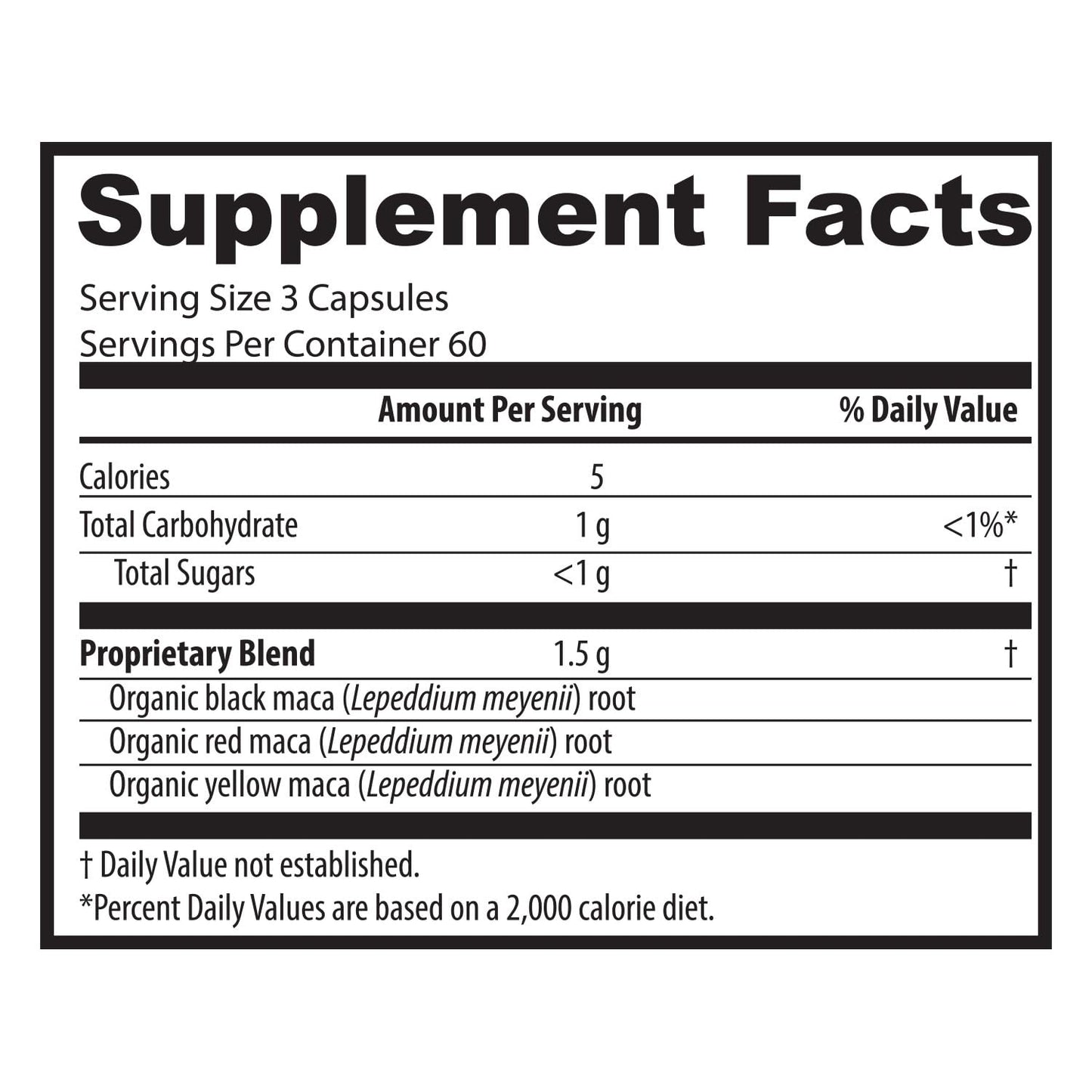 Zen Spirit Maca Root Capsules - Gelatinized Maca Powder Blend, 500mg per Capsule, 180 Capsules
