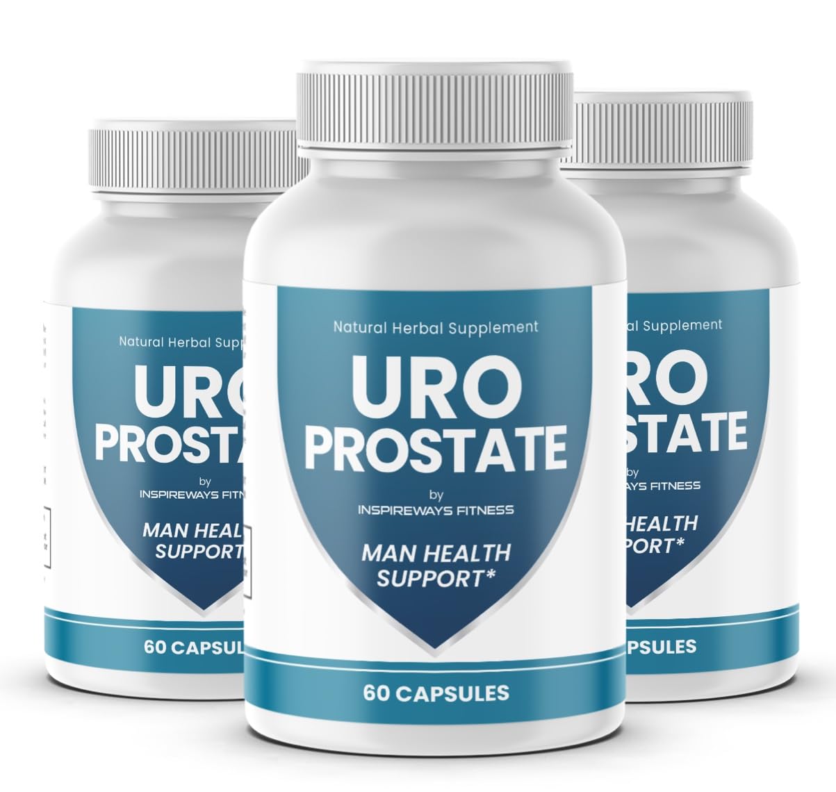 Fitness InspireWays URO Natural Prostatic Support for Men 180 Capsules