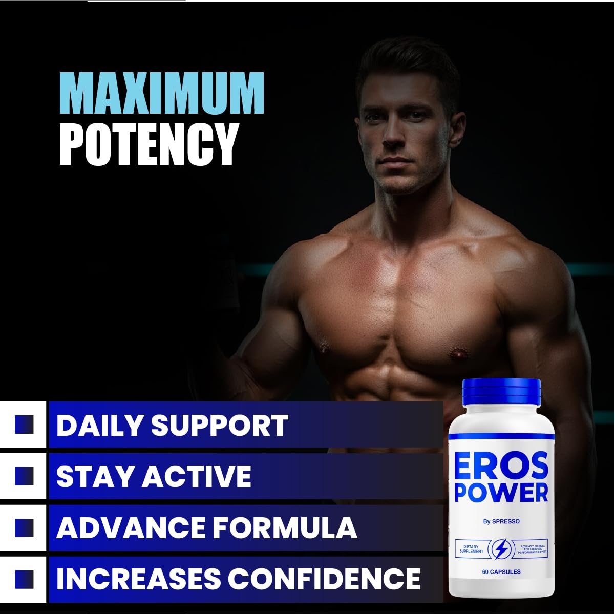 SPRESSO ErosPower Advanced Formula Capsules, 120 Capsules