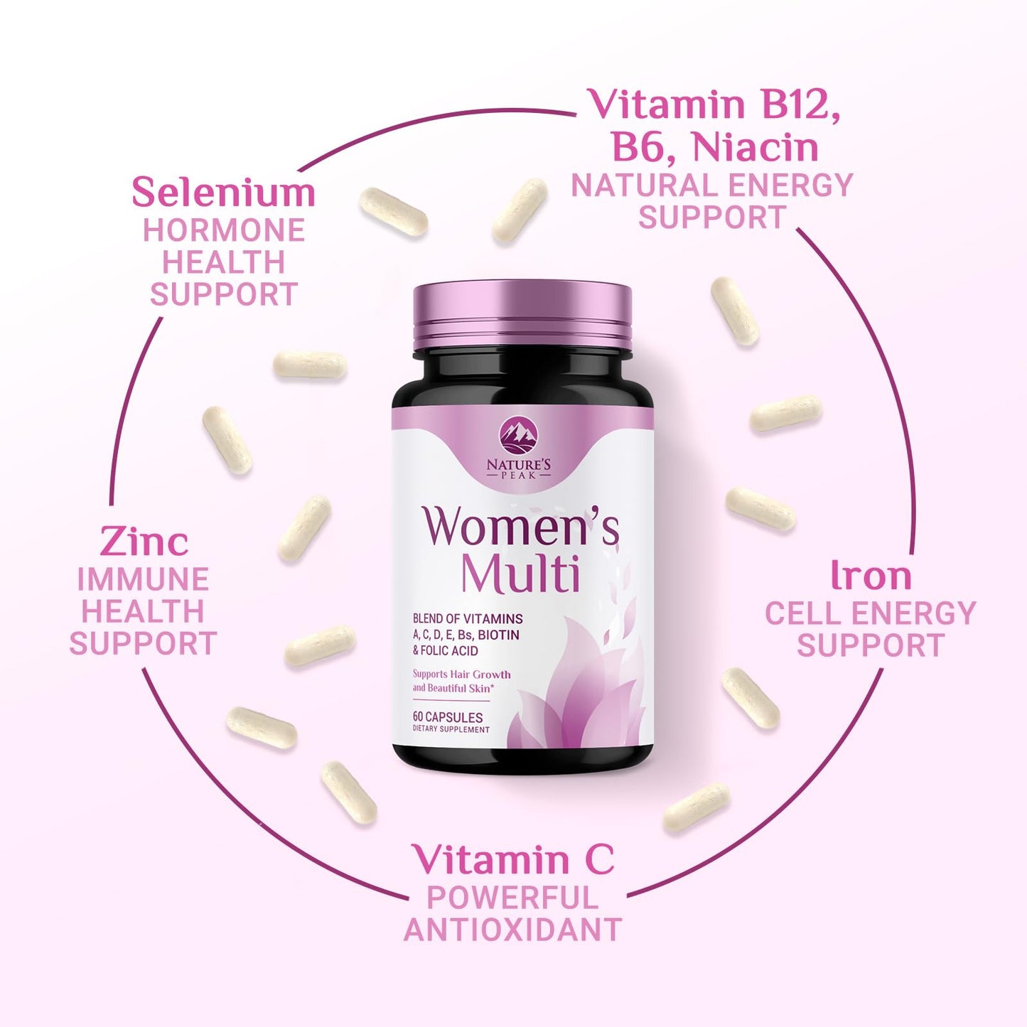 Nature's Peak Multivitamin for Women Capsule 60 Count