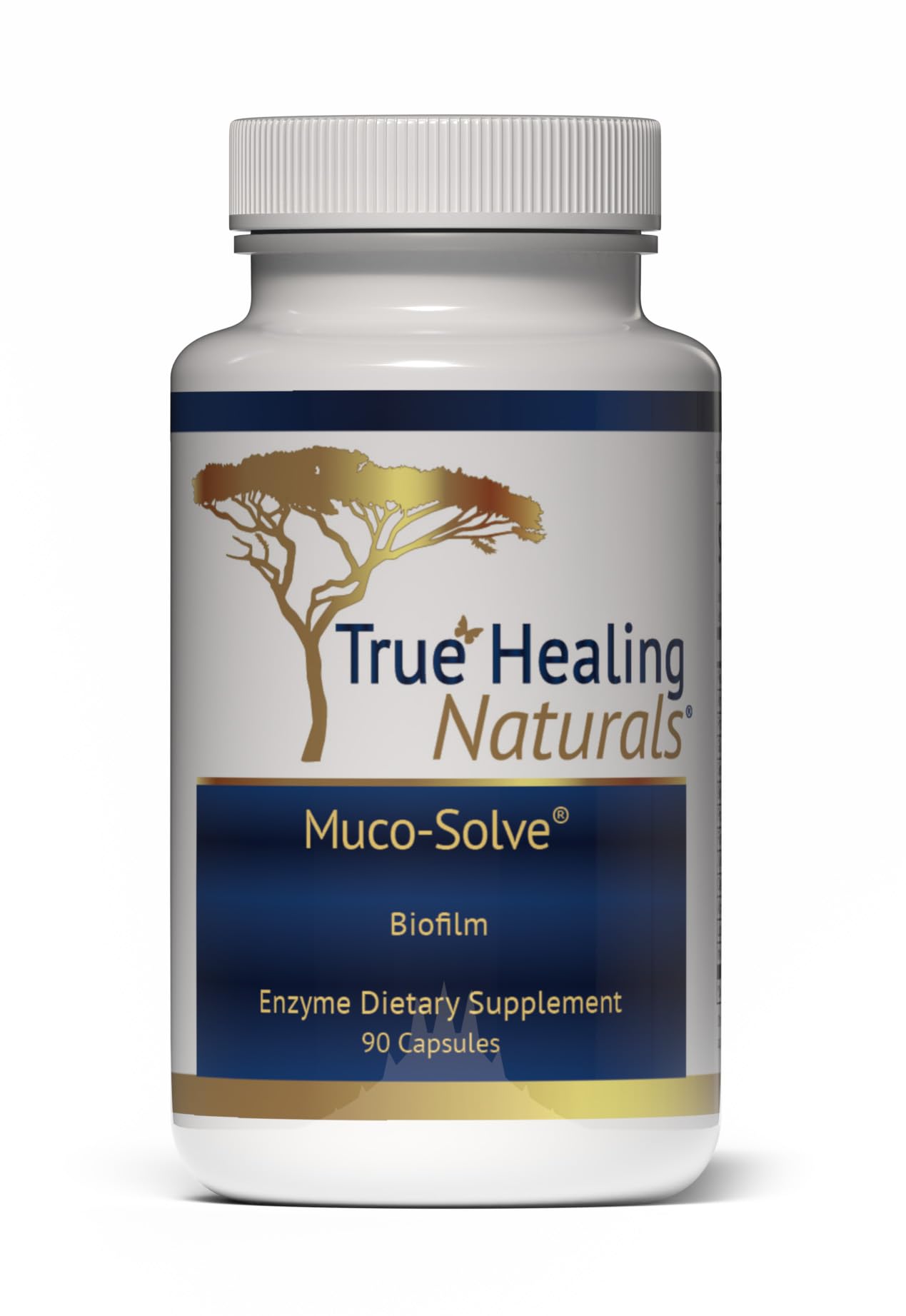True Healing Naturals Muco-Solve Biofilm Capsules 90 Capsules