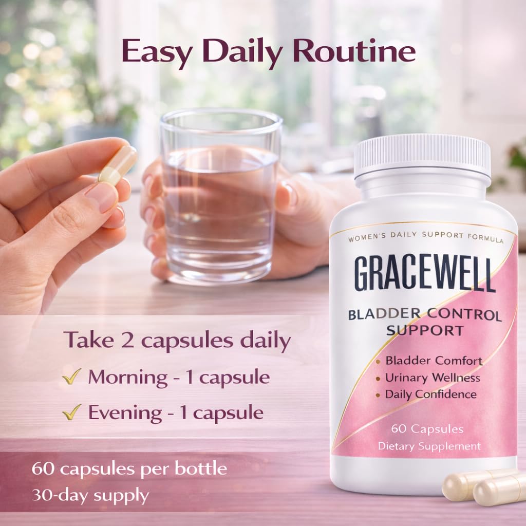 DXWXH Bladder Control Supplements Capsules, 60 Count