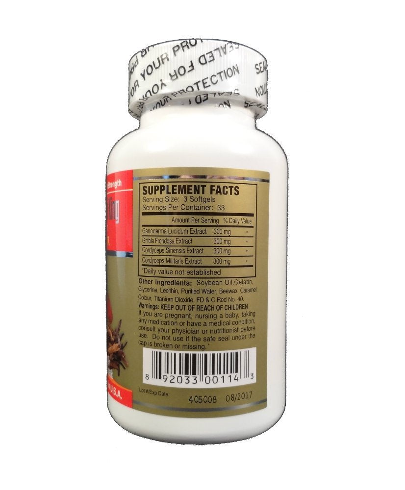 Greenwood Premium Reishi King Softgels 100